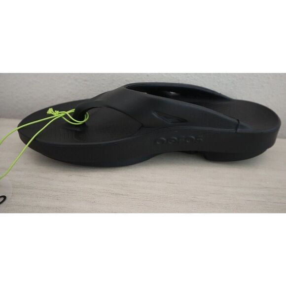 OOFOS 1000 Unisex Men's Sz 6 Women's Sz 8 Black OOriginal Flip Flop Sandals - Picture 4 of 14